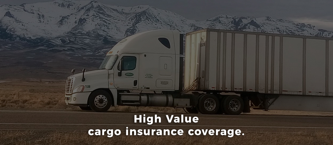 High Value freight cargo insurance